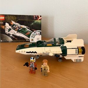 LEGO Star Wars Resistance A-Wing Starfighter set 75248 used